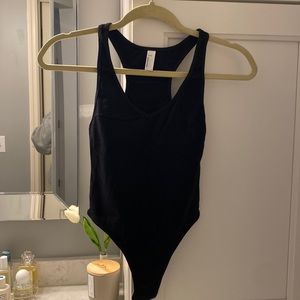 American Apparel - racer back v neck bodysuit